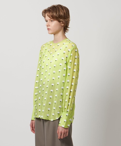 LOEFF(ロエフ)の「<LOEFF>スパンコール フラワー クルーネック ブラウス(シャツ/ブラウス・レディース・ライム・FREE)」の14枚目の写真