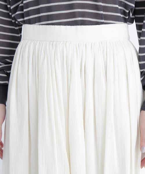 N.（N. Natural Beauty Basic）（エヌエヌナチュラルビューティーベーシック）の「【PS/低身長サイズ】楊柳フレアスカート（スカート・レディース・ブラック/オフホワイト/キャメル・MEDIUM/P/S）」の19枚目の写真