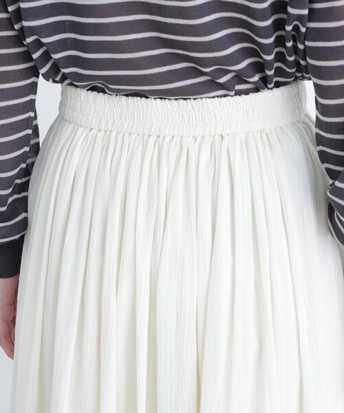 N.（N. Natural Beauty Basic）（エヌエヌナチュラルビューティーベーシック）の「【PS/低身長サイズ】楊柳フレアスカート（スカート・レディース・ブラック/オフホワイト/キャメル・MEDIUM/P/S）」の20枚目の写真