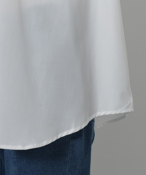 LAKOLE（ラコレ）の「フリルネックブラウス / 642697（その他トップス・レディース・ホワイト/その他1/サックスブルー・FREE）」の22枚目の写真