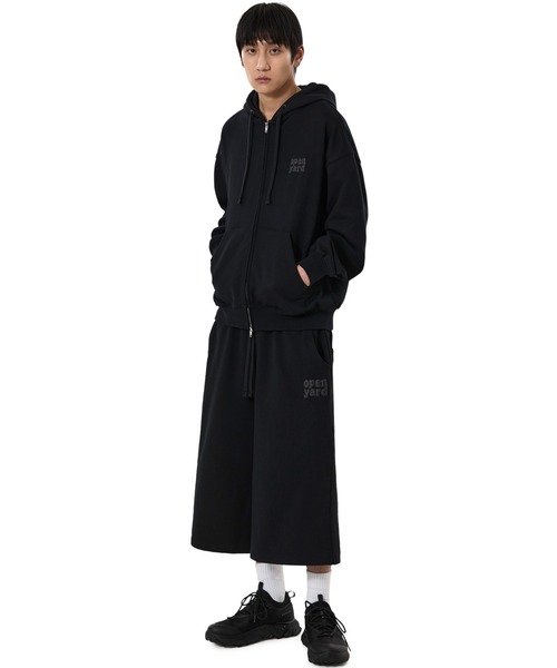 OY(オーワイ)の「『OY/オーワイ』PUFF LOGO SWEAT SHORTS/パフロゴショートスウェットパンツ(スウェットパンツ・メンズ・ブラック/グレー・L/M)」の11枚目の写真