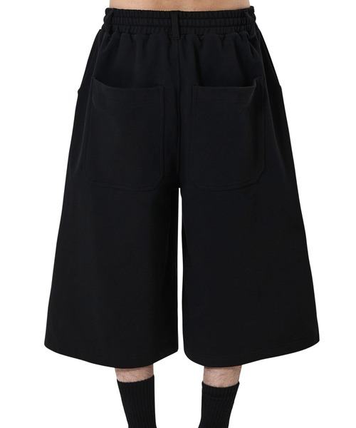 OY(オーワイ)の「『OY/オーワイ』PUFF LOGO SWEAT SHORTS/パフロゴショートスウェットパンツ(スウェットパンツ・メンズ・ブラック/グレー・L/M)」の6枚目の写真