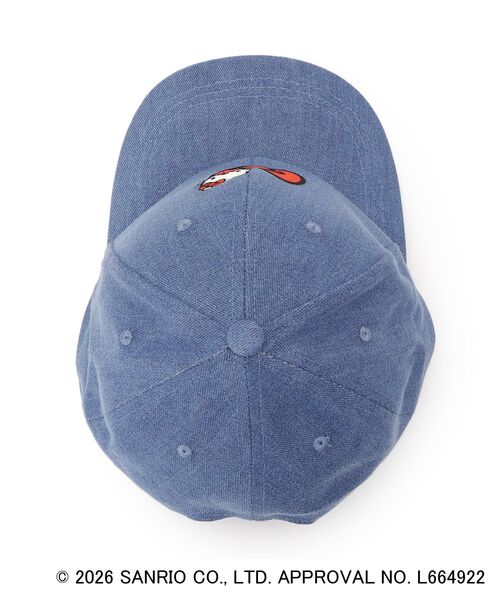 sanrio（サンリオ）の「【サンリオキャラクターズ】ハローキティ＆クロミ刺繍キャップ（キャップ・キッズ・ブラック/サックスブルー・00）」の5枚目の写真