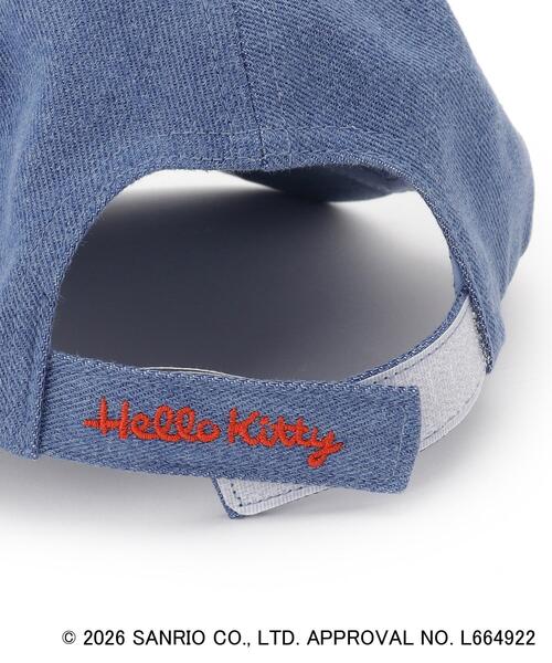 sanrio（サンリオ）の「【サンリオキャラクターズ】ハローキティ＆クロミ刺繍キャップ（キャップ・キッズ・ブラック/サックスブルー・00）」の7枚目の写真