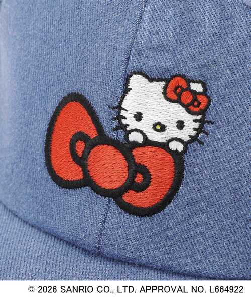 sanrio（サンリオ）の「【サンリオキャラクターズ】ハローキティ＆クロミ刺繍キャップ（キャップ・キッズ・ブラック/サックスブルー・00）」の8枚目の写真