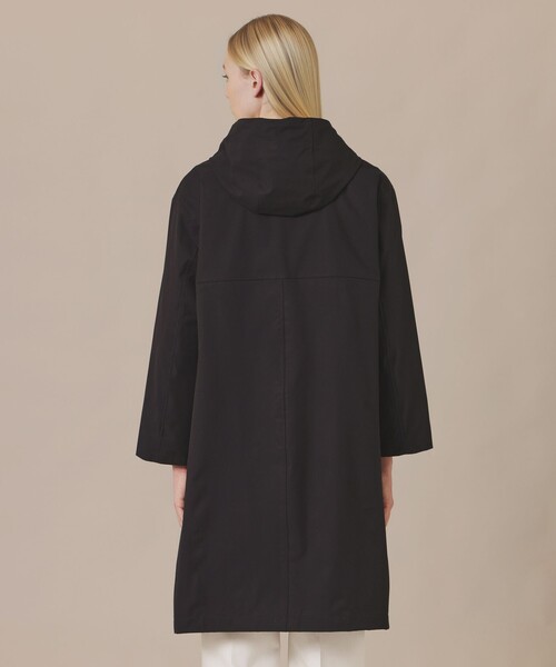 MACKINTOSH LONDON(マッキントッシュ ロンドン)の「ソフトラミネーションフーデッドコート(トレンチコート・レディース・ブラック/ベージュ系その他・40/38)」の7枚目の写真