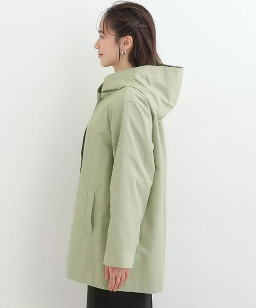 SHOO・LA・RUE(シューラルー)の「【防花粉/S-LL】ゆったり着られる 大人のテントフーディージャケット(その他アウター・レディース・ネイビー/ベージュ/カーキ・03/02/04/01)」の17枚目の写真