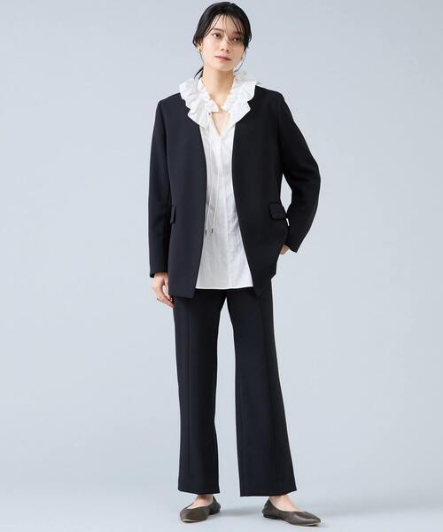 Liesse（リエス）の「スリットヘムパンツ（その他パンツ・レディース・ブラック/ネイビー・2/3）」の14枚目の写真