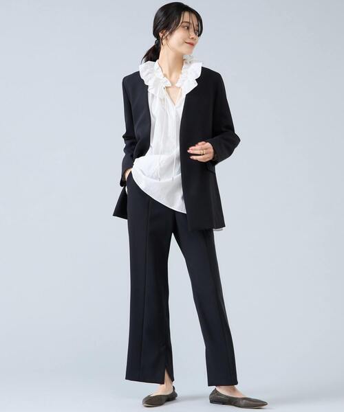 Liesse（リエス）の「スリットヘムパンツ（その他パンツ・レディース・ブラック/ネイビー・2/3）」の21枚目の写真