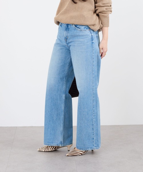 RED CARD TOKYO(レッドカード)の「【RED CARD TOKYO】Kansas Miderise Straight-ミッドライズストレートデニム(デニムパンツ・レディース・ライトブルー・23/24)」の3枚目の写真