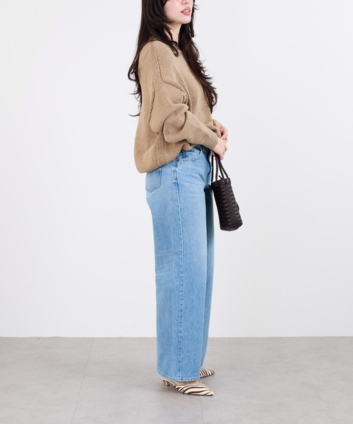 RED CARD TOKYO(レッドカード)の「【RED CARD TOKYO】Kansas Miderise Straight-ミッドライズストレートデニム(デニムパンツ・レディース・ライトブルー・23/24)」の6枚目の写真