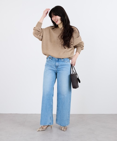 RED CARD TOKYO(レッドカード)の「【RED CARD TOKYO】Kansas Miderise Straight-ミッドライズストレートデニム(デニムパンツ・レディース・ライトブルー・23/24)」の9枚目の写真