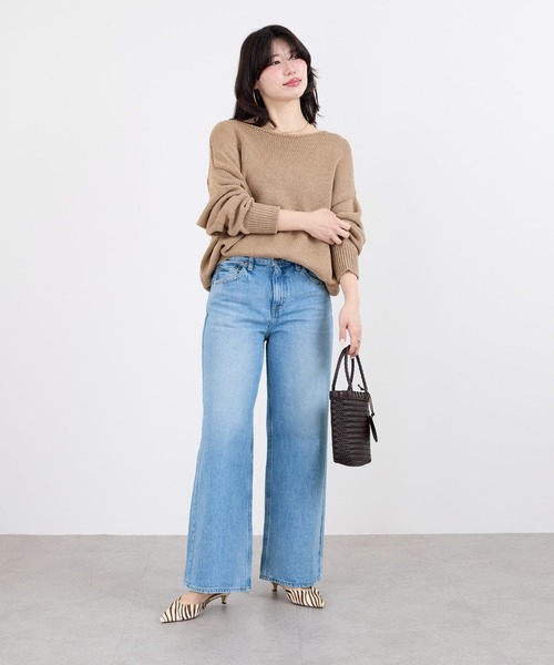 RED CARD TOKYO(レッドカード)の「【RED CARD TOKYO】Kansas Miderise Straight-ミッドライズストレートデニム(デニムパンツ・レディース・ライトブルー・23/24)」の10枚目の写真