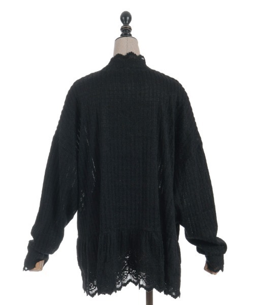 axes femme(アクシーズファム)の「レースロングインナー(Tシャツ/カットソー・レディース・ブラック/キナリ・FREE)」の17枚目の写真
