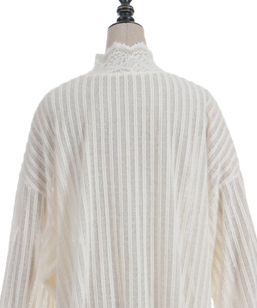 axes femme(アクシーズファム)の「レースロングインナー(Tシャツ/カットソー・レディース・ブラック/キナリ・FREE)」の10枚目の写真