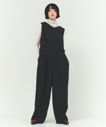 FMiBL（ファミル）の「タックデザイン オールインワン / きれいめ レイヤード オケージョン対応（つなぎ/オールインワン）」