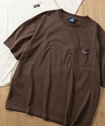 【ag】〔GERRY/ジェリー〕冷感スラブ天竺 ポケット付き ピスデザイン半袖Tシャツ 接触冷感/吸水速乾
