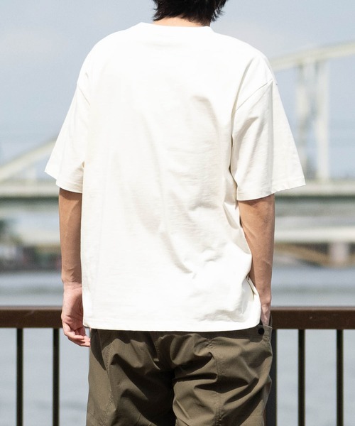 GERRY（ジェリー）の「【ag】〔GERRY/ジェリー〕冷感スラブ天竺 ポケット付き ピスデザイン半袖Tシャツ 接触冷感/吸水速乾（Tシャツ/カットソー・メンズ・ブラウン/ブラック/アイボリー・LARGE/MEDIUM）」の19枚目の写真