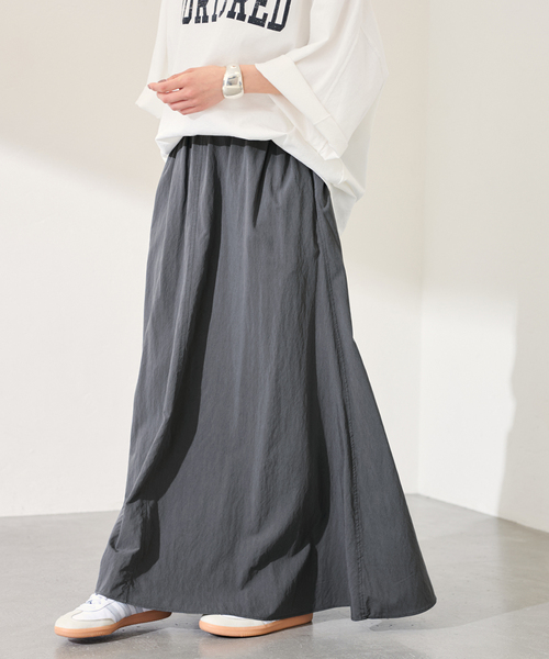 FRAMeWORK（フレームワーク）の「ヴィンテージライクセミフレアスカート（スカート・レディース・ブラック/ベージュ/ホワイト・36/38）」の7枚目の写真