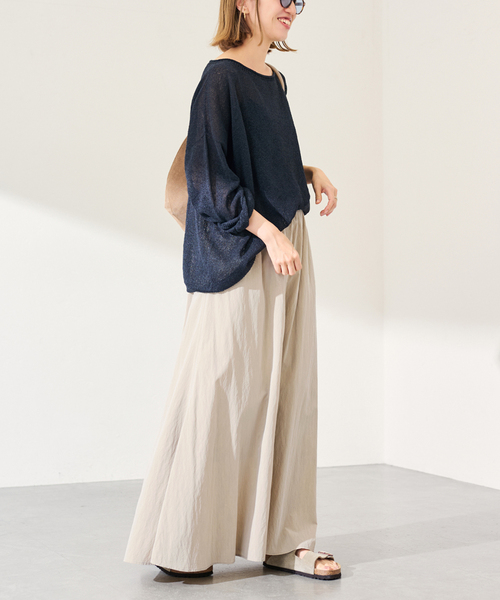 FRAMeWORK（フレームワーク）の「ヴィンテージライクセミフレアスカート（スカート・レディース・ブラック/ベージュ/ホワイト・36/38）」の17枚目の写真