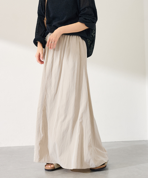 FRAMeWORK（フレームワーク）の「ヴィンテージライクセミフレアスカート（スカート・レディース・ブラック/ベージュ/ホワイト・36/38）」の20枚目の写真