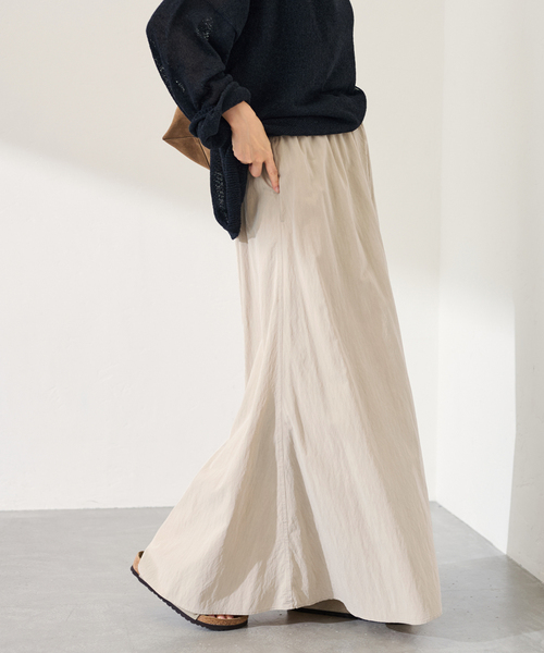 FRAMeWORK（フレームワーク）の「ヴィンテージライクセミフレアスカート（スカート・レディース・ブラック/ベージュ/ホワイト・36/38）」の21枚目の写真