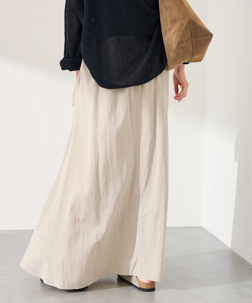 FRAMeWORK（フレームワーク）の「ヴィンテージライクセミフレアスカート（スカート・レディース・ブラック/ベージュ/ホワイト・36/38）」の22枚目の写真