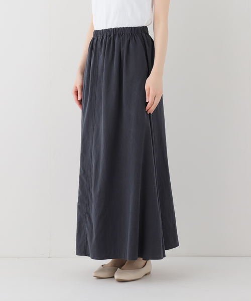 FRAMeWORK（フレームワーク）の「ヴィンテージライクセミフレアスカート（スカート・レディース・ブラック/ベージュ/ホワイト・36/38）」の10枚目の写真