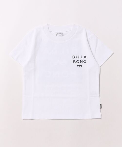 BILLABONG（ビラボン）の「BILLABONG BOYS S/S TEEシャツ SQUARE LOGO ボーイズフィット 【2026年春夏モデル】 BG015201（Tシャツ/カットソー・キッズ・グレイッシュブルー/ホワイト×ブルー/ブラック×レッド・90cm/110cm/140cm/150cm/130cm/160cm）」の2枚目の写真