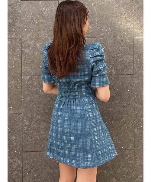 dazzlin(ダズリン)の「2WAYスイッチングステッチワンピース(ワンピース・レディース・その他1/インディゴブルー/オフホワイト・MEDIUM/SMALL)」の21枚目の写真