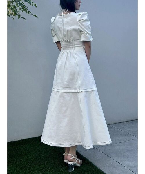 セール】2WAYスイッチングステッチワンピース（ワンピース）｜dazzlin