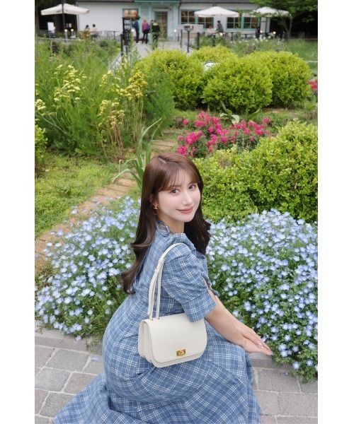 dazzlin（ダズリン）の「2WAYスイッチングステッチワンピース（ワンピース・レディース・その他1/インディゴブルー/オフホワイト・MEDIUM/SMALL）」の7枚目の写真