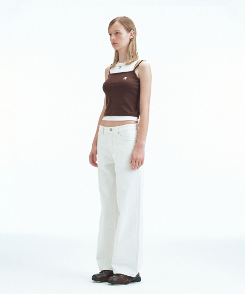 Rest&Recreation（レストアンドレクリエーション）の「LAYERED SLEEVELESS - BROWN（Tシャツ/カットソー・レディース・その他・ONE）」の4枚目の写真