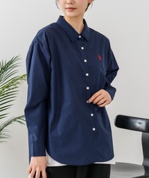 U.S. POLO ASSN.（ユーエスポロアッスン）の「【U.S. POLO ASSN./ユーエスポロアッスン】ワンポイントロゴ刺繍 ブロードシャツ（シャツ/ブラウス）」