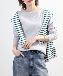 無地 ロングTシャツ