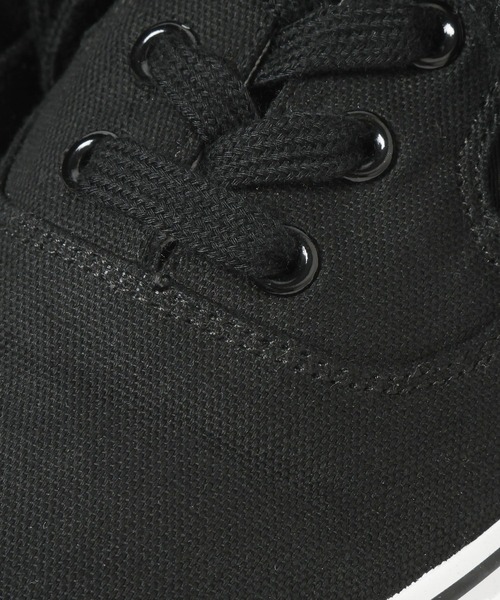 GLOBAL WORK（グローバルワーク）の「らくっションキャンバススニーカー/646778（スニーカー・メンズ・ブラック/オフホワイト・LARGE/MEDIUM）」の15枚目の写真