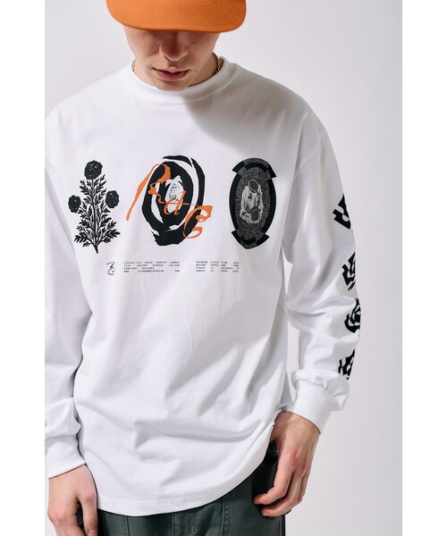 BEAMS T（ビームスティー）の「Rainbow Disco Club × TRIBE WEAR / Long Sleeve T-shirt（Tシャツ/カットソー・メンズ・ブラック/ホワイト・XL/L/M/S）」の2枚目の写真