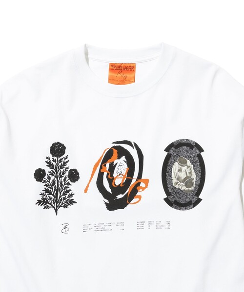 BEAMS T（ビームスティー）の「Rainbow Disco Club × TRIBE WEAR / Long Sleeve T-shirt（Tシャツ/カットソー・メンズ・ブラック/ホワイト・XL/L/M/S）」の4枚目の写真