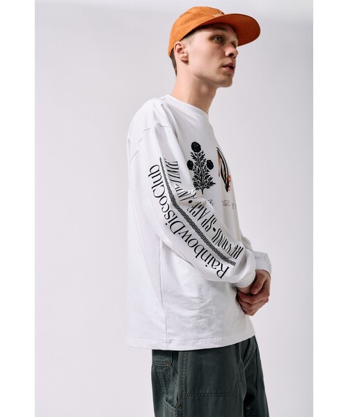 BEAMS T（ビームスティー）の「Rainbow Disco Club × TRIBE WEAR / Long Sleeve T-shirt（Tシャツ/カットソー・メンズ・ブラック/ホワイト・XL/L/M/S）」の11枚目の写真