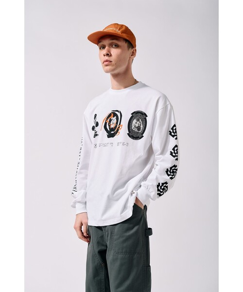 BEAMS T（ビームスティー）の「Rainbow Disco Club × TRIBE WEAR / Long Sleeve T-shirt（Tシャツ/カットソー・メンズ・ブラック/ホワイト・XL/L/M/S）」の12枚目の写真