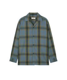 OCHERS（オーカーズ）の「チェックシャツ No.0002 ターコイズ（シャツ/ブラウス）」