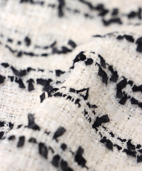 Jines(ジネス)の「ツィードフリルベスト(ベスト・レディース・ホワイト・38)」の16枚目の写真