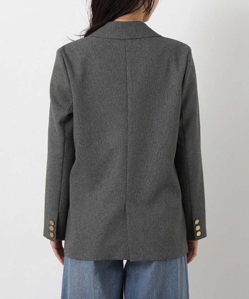 Gready Brilliant（グレディブリリアン）の「金釦ダブルテーラードジャケット（テーラードジャケット・レディース・ネイビー/グレー・FREE）」の13枚目の写真