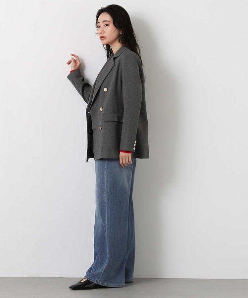 Gready Brilliant（グレディブリリアン）の「金釦ダブルテーラードジャケット（テーラードジャケット・レディース・ネイビー/グレー・FREE）」の21枚目の写真