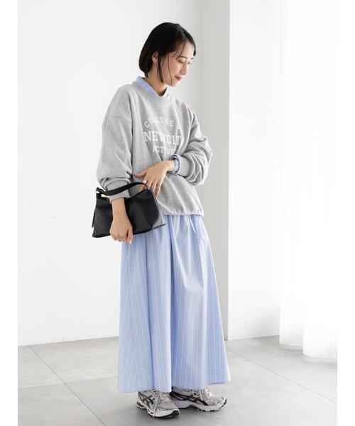 Te chichi（テチチ）の「サイドホックフロントジップワンピース（ワンピース・レディース・ネイビー/サックスブルー/ブルー・F）」の22枚目の写真