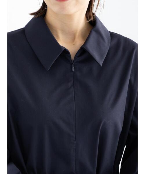 Te chichi（テチチ）の「サイドホックフロントジップワンピース（ワンピース・レディース・ネイビー/サックスブルー/ブルー・F）」の5枚目の写真