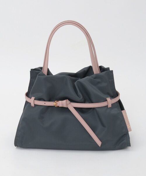 Liesse（リエス）の「【VIOLAd'ORO/ヴィオラドーロ】ナイロントートバッグ（V-2293）（トートバッグ・レディース・チャコールグレー/ブラウン系その他・FREE）」の2枚目の写真