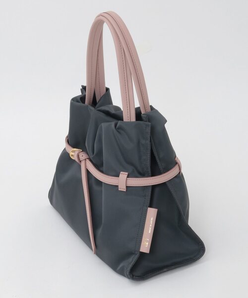 Liesse（リエス）の「【VIOLAd'ORO/ヴィオラドーロ】ナイロントートバッグ（V-2293）（トートバッグ・レディース・チャコールグレー/ブラウン系その他・FREE）」の3枚目の写真