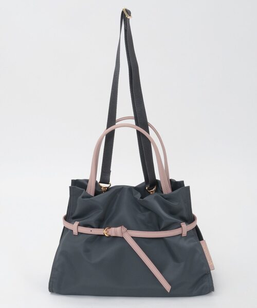 Liesse（リエス）の「【VIOLAd'ORO/ヴィオラドーロ】ナイロントートバッグ（V-2293）（トートバッグ・レディース・チャコールグレー/ブラウン系その他・FREE）」の9枚目の写真