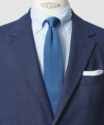 green label relaxing（グリーンレーベルリラクシング）の「GLR ポリエステル ウォッシャブル ニット ソリッド ネクタイ ニットタイ（ネクタイ）」